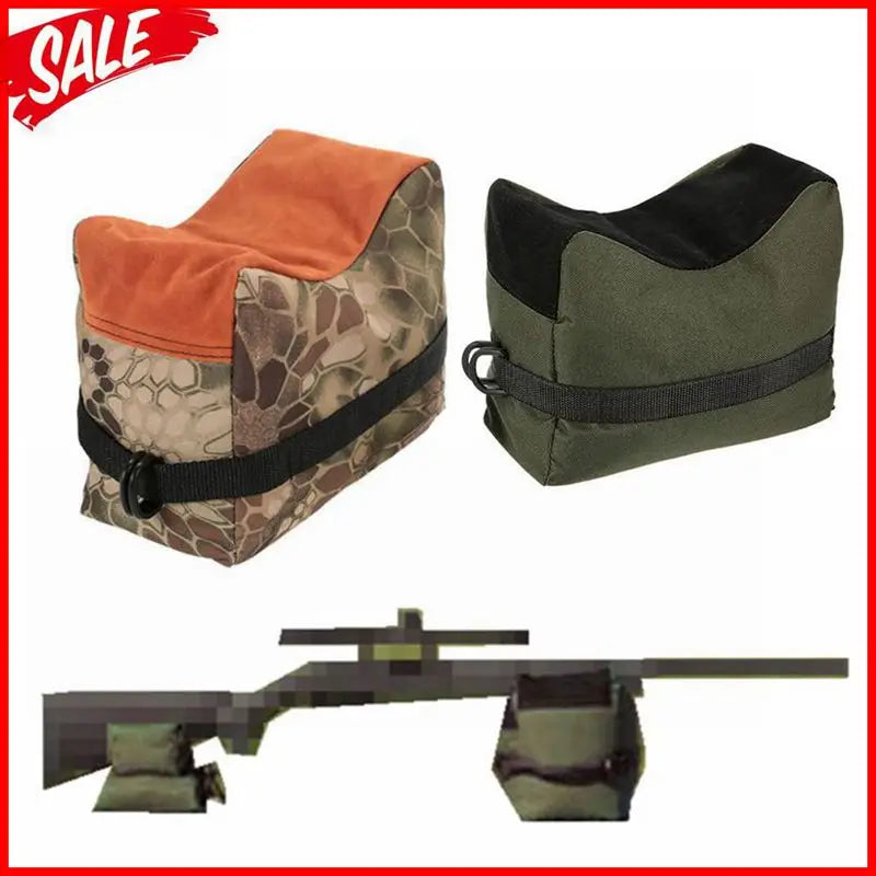 Sniper ShSniper Shooting Gun Bag Set – Front & Rear Rifle Support Sandbag (Unfilled) for Bench Rest & Target Shootingooting Gun Bag Front Rear Bag Target Stand Rifle Support Sandbag Bench Unfilled Hunting Rifle Rest Airsoft Accessories
