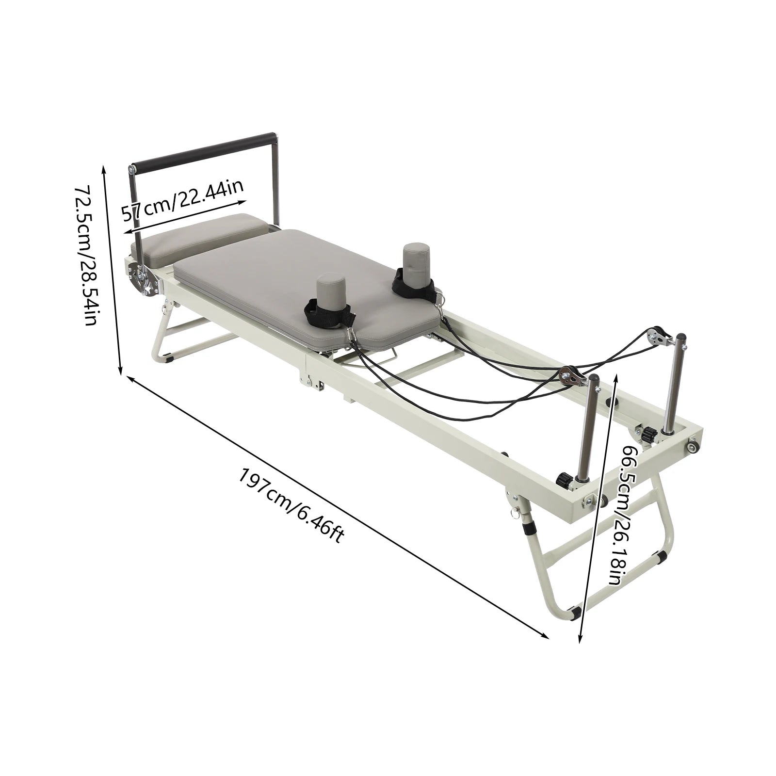 Foldable Steel Pilates Reformer