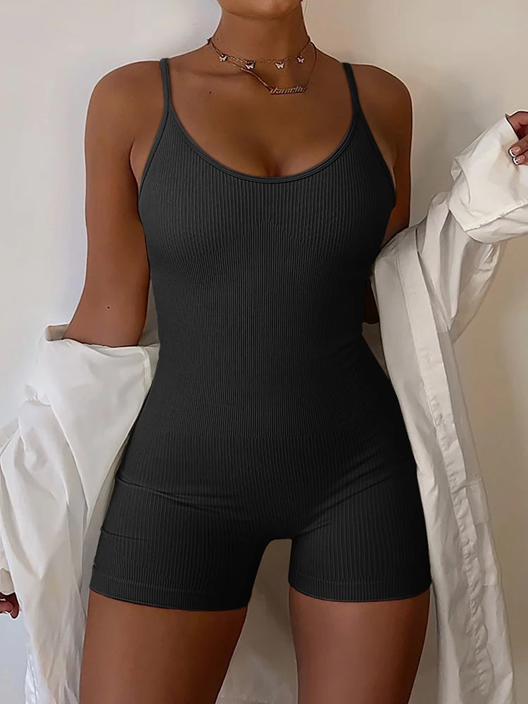 Women’s High-Waist Yoga Jumpsuit