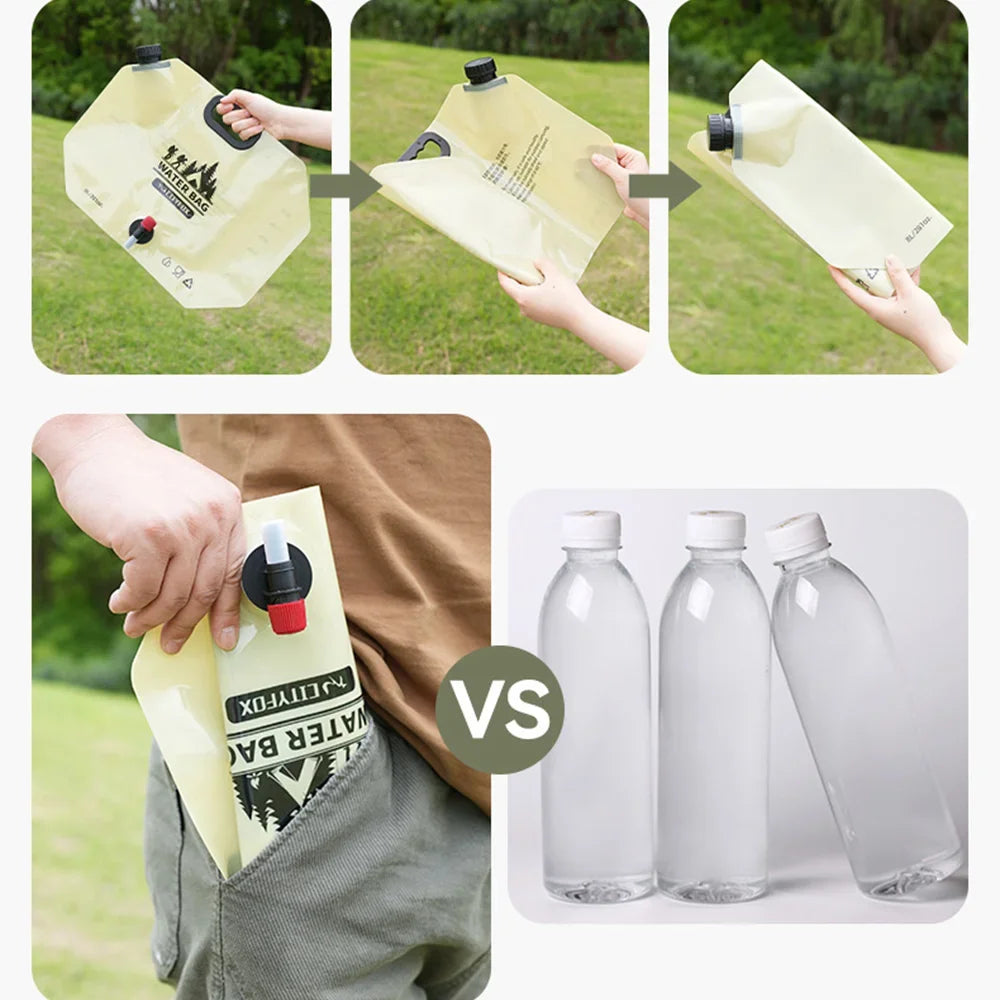 8L Foldable Water Storage Bag – Portable & Food Grade