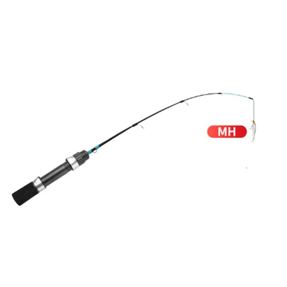 2-Section Winter Ice Fishing Rod – 52cm Ultralight Spinning Rod
