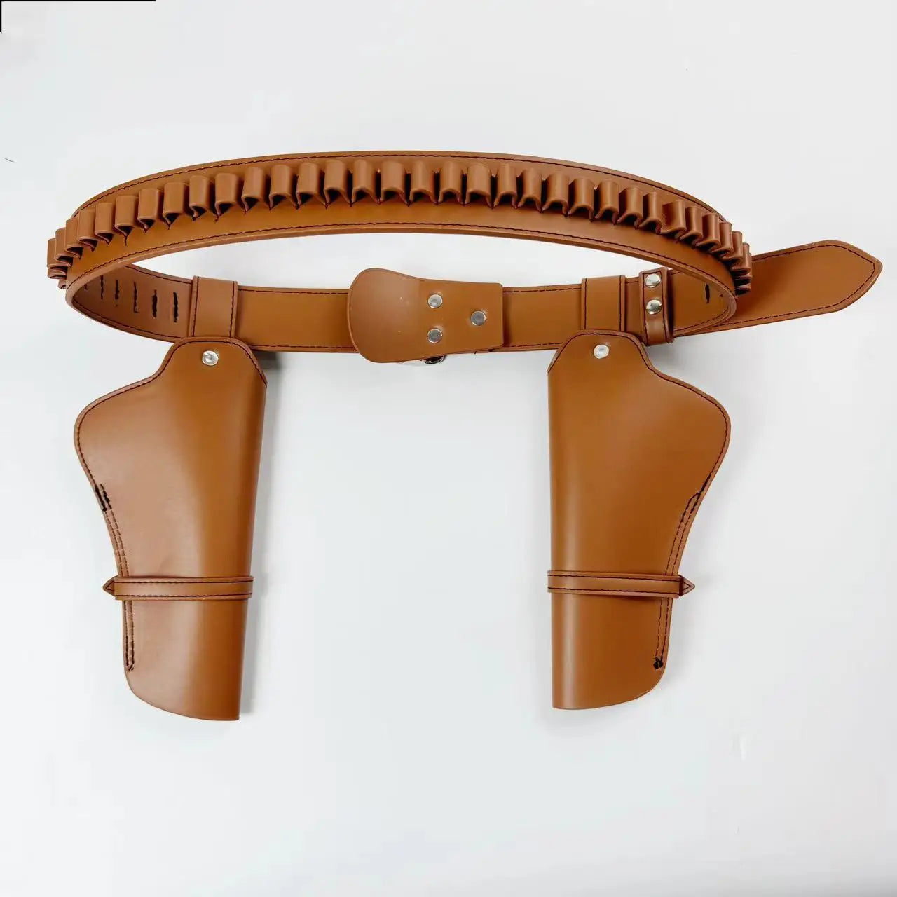 Tactical holster waist bag Composite cowhide waist belt kit dual guns Shell Ammo Holder Bag Carrier Pouch Gun Holsters