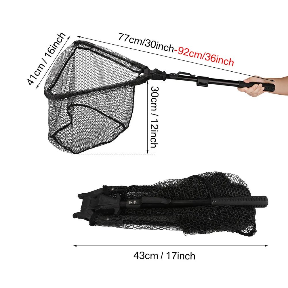 Telescopic Aluminum Fishing Landing Net