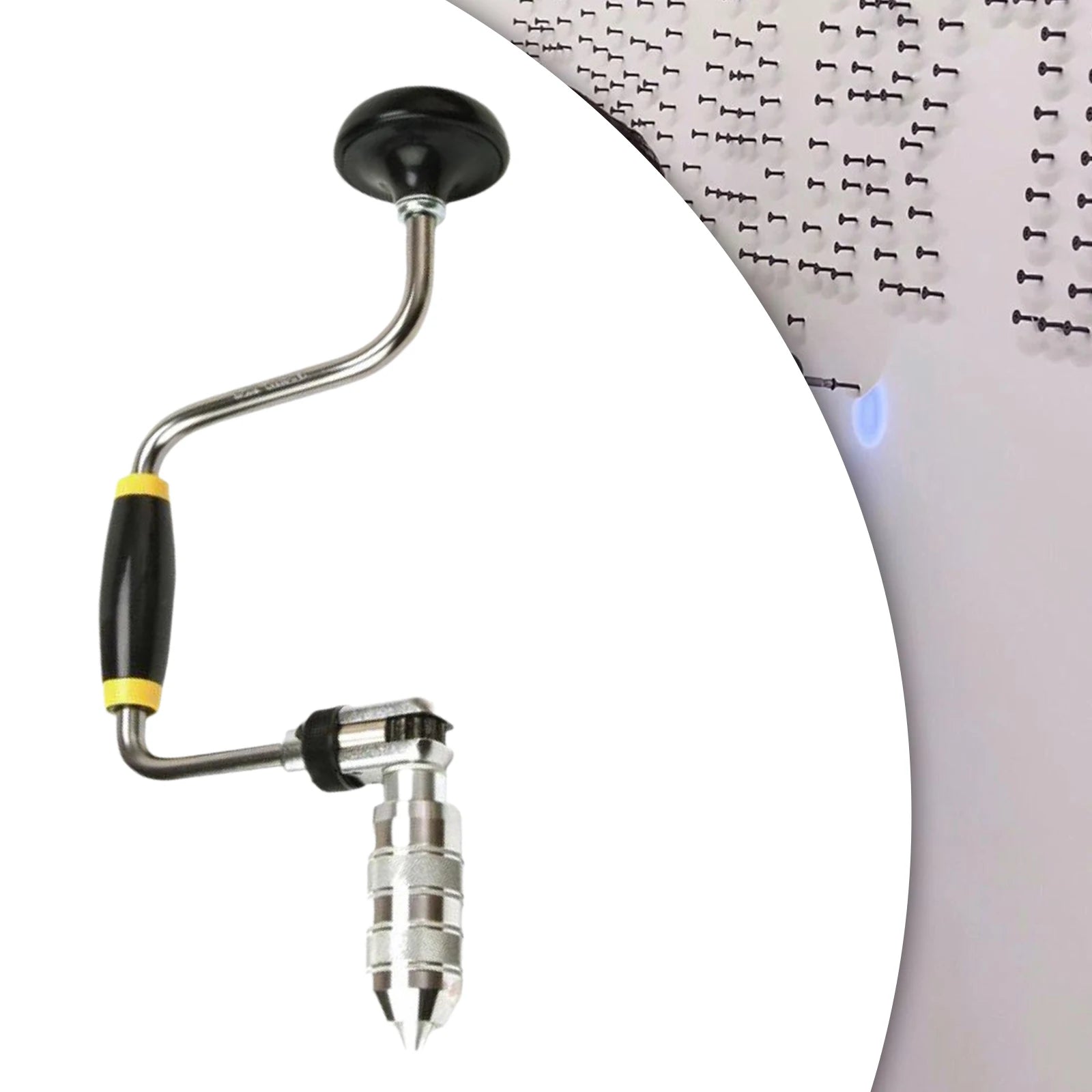 Hand Crank Drill with Swing Arm – Portable Woodworking Tool