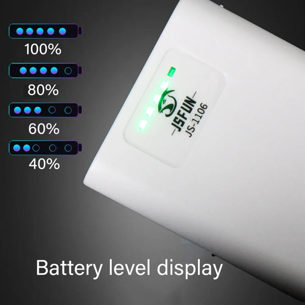 JSFUN Oxygenated Fish Tank Pump – USB Rechargeable Air Bubbler