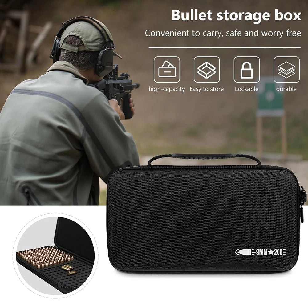Lockable 200-Round Ammo Storage Case