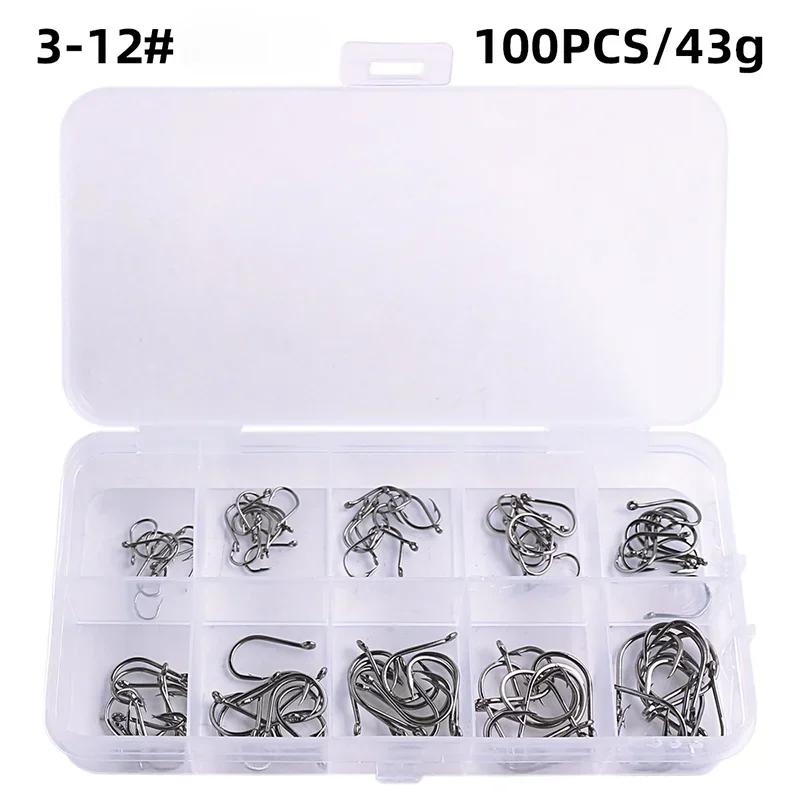 Carbon Steel Circle Fishing Hooks