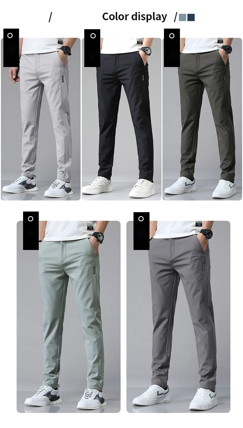 Men’s Ultra-Thin Stretch Casual Pants