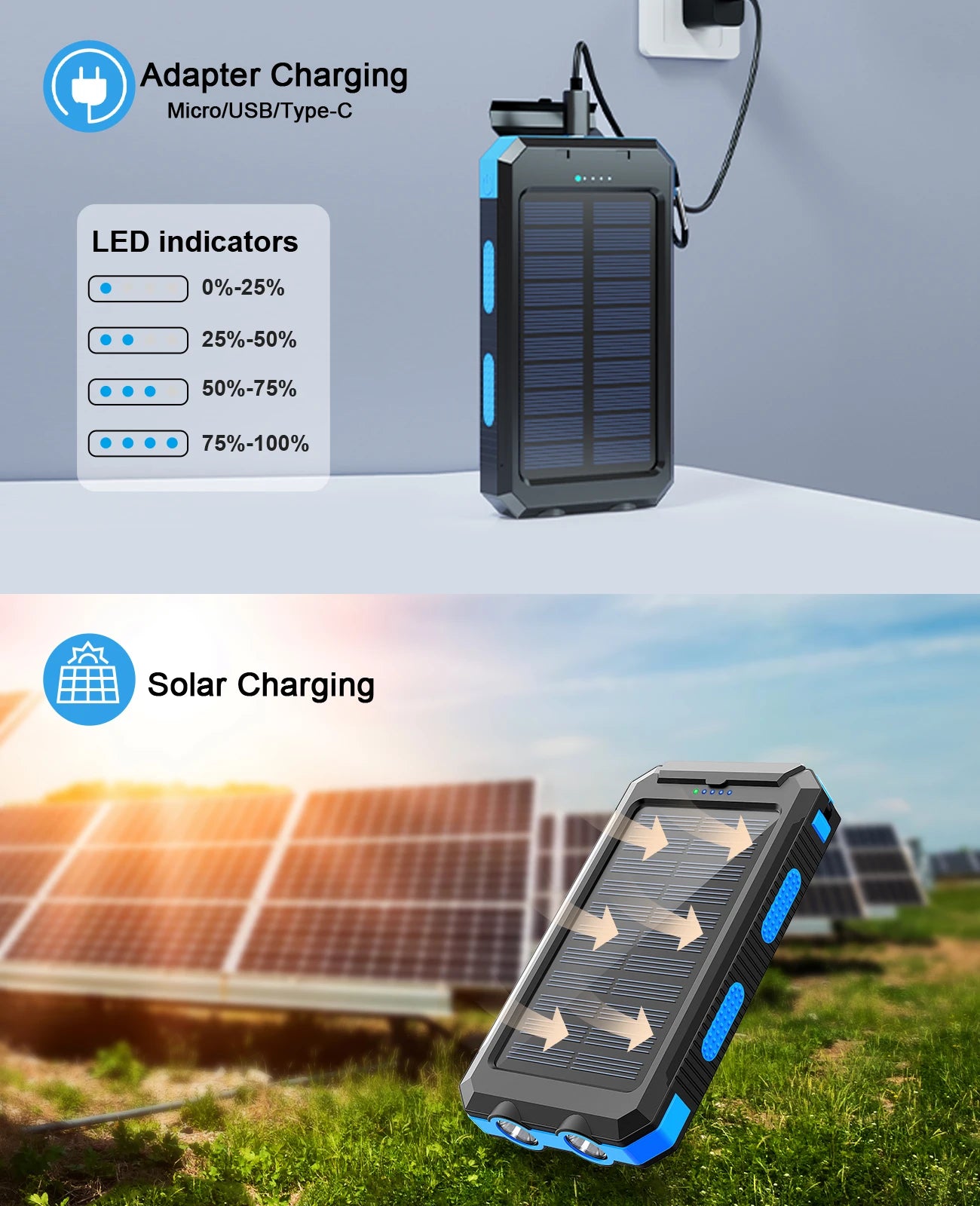WaterWaterproof Outdoor Solar Power Bank 38800mAh Dual USB Travel Outdoor Solar Mobile Phone Charger Solar Powerbanks For Campingproof Outdoor Solar Power Bank 38800mAh Dual USB Travel Outdoor Solar Mobile Phone Charger Solar Powerbanks For Camping