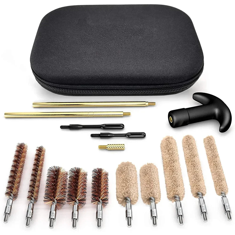 Reliable, compact, and built for real shooters—this kit gives you everything needed to keep your firearm clean, accurate, and ready for action.
