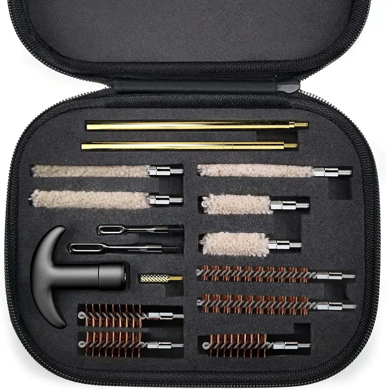 Reliable, compact, and built for real shooters—this kit gives you everything needed to keep your firearm clean, accurate, and ready for action.