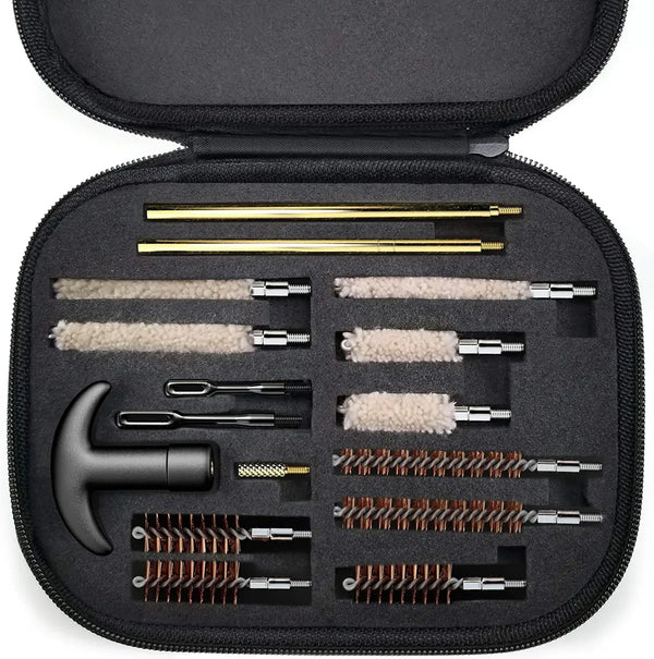 Reliable, compact, and built for real shooters—this kit gives you everything needed to keep your firearm clean, accurate, and ready for action.