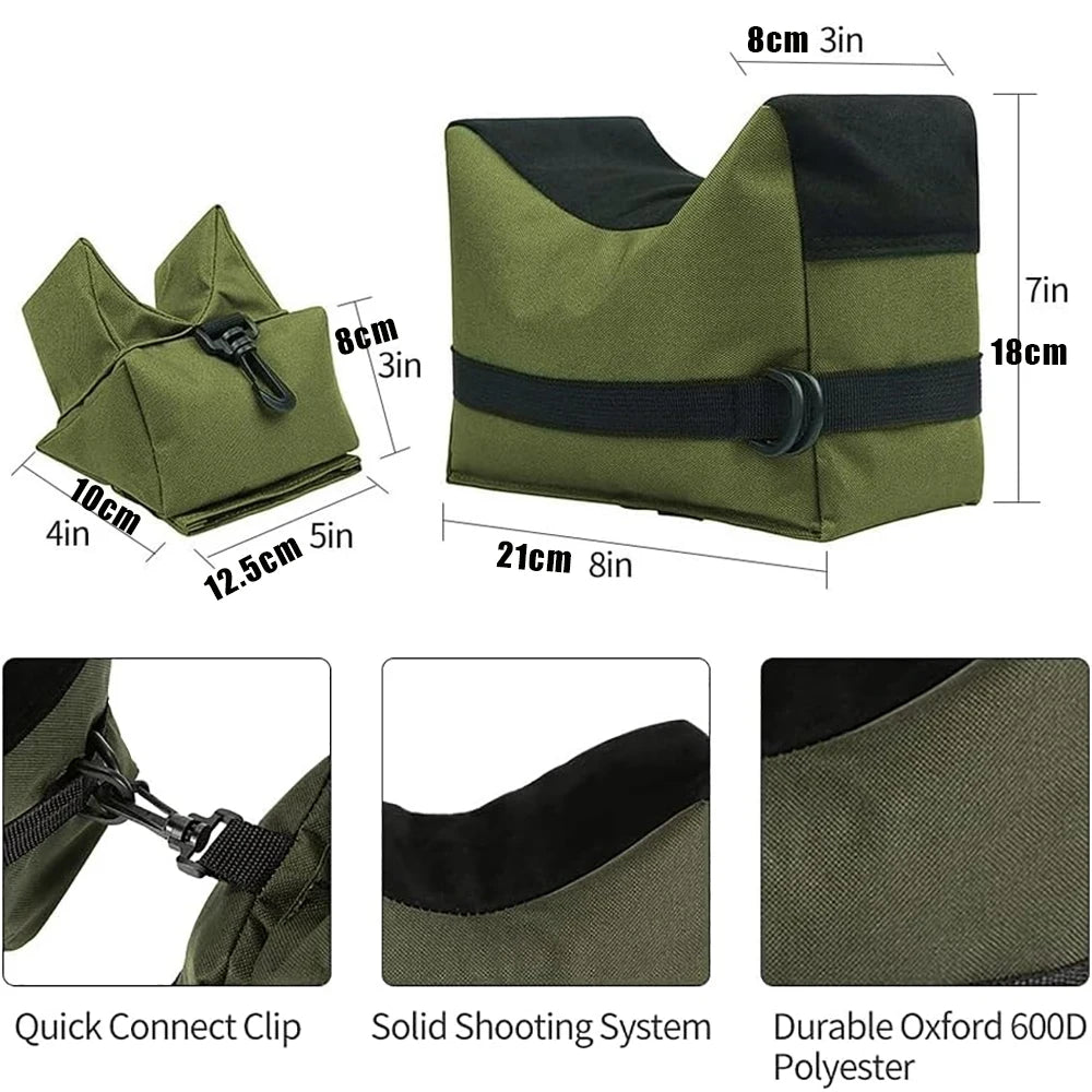 Outdoor ShootiOutdoor Shooting Stand Bag – Unfilled Rifle Support Sandbag for Hunting & Benchrest Shootingng Stand Bag Hunting Rifle Support Sandbag Gun Rest Target Sports Rifle Bench Unfilled Tactical Target Stand Bench