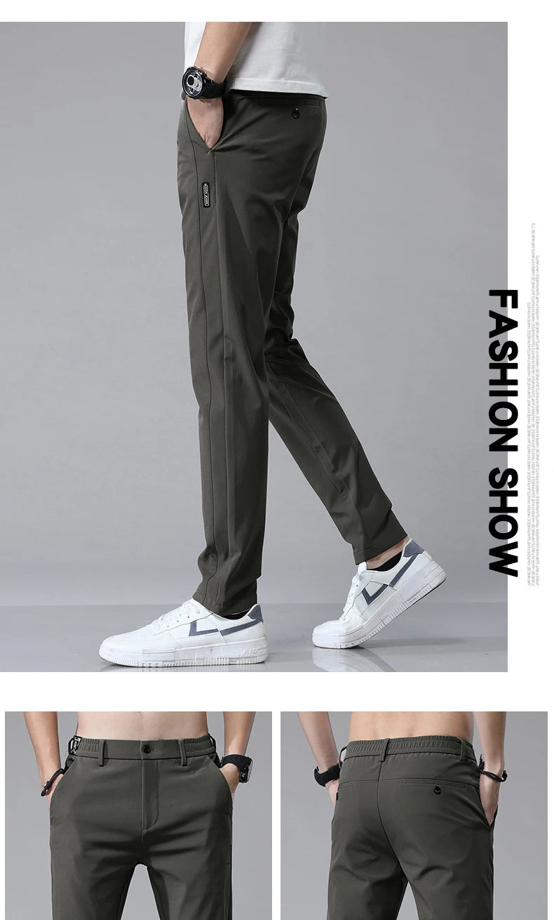 Men’s Ultra-Thin Stretch Casual Pants