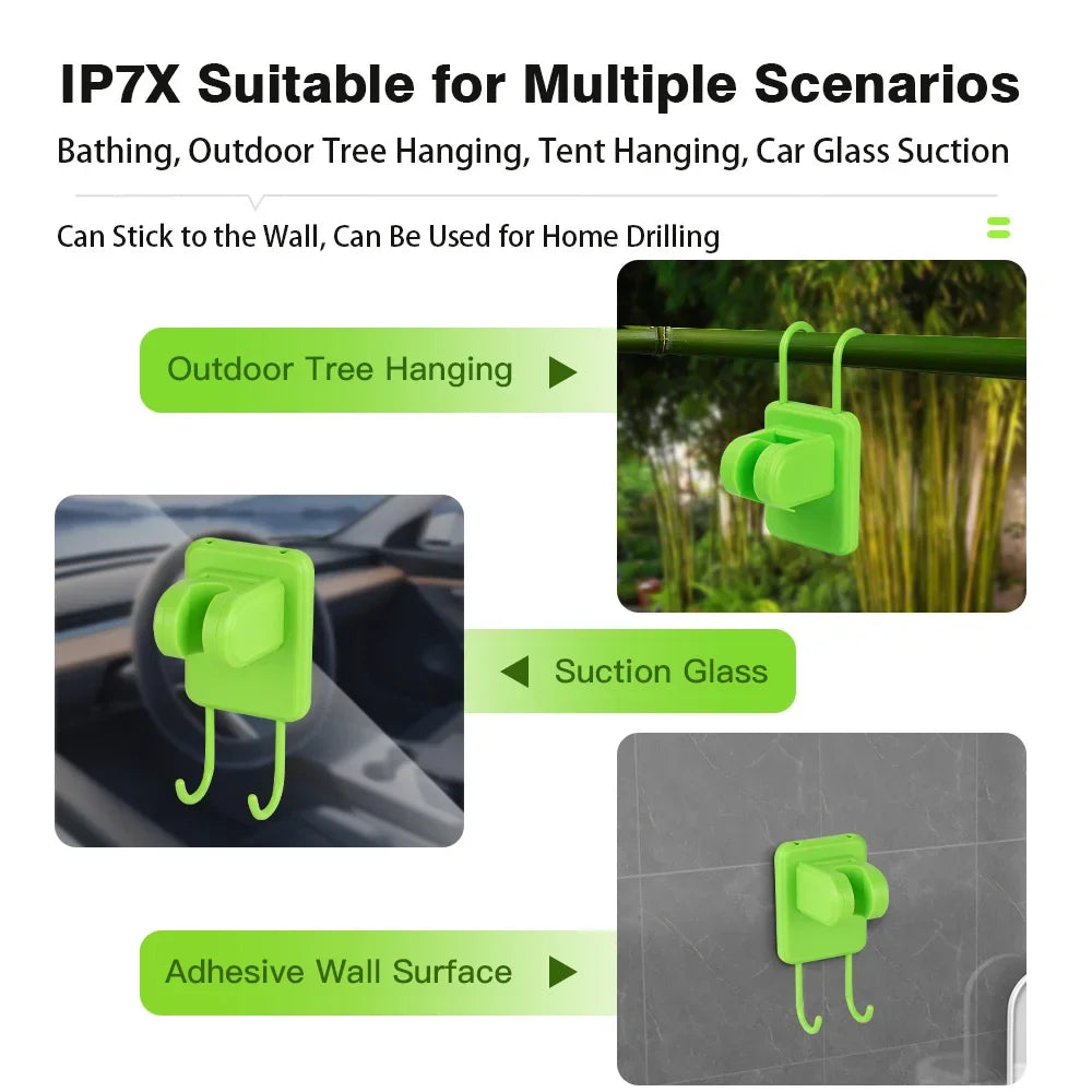 Portable Camping Shower Kit with Digital Display