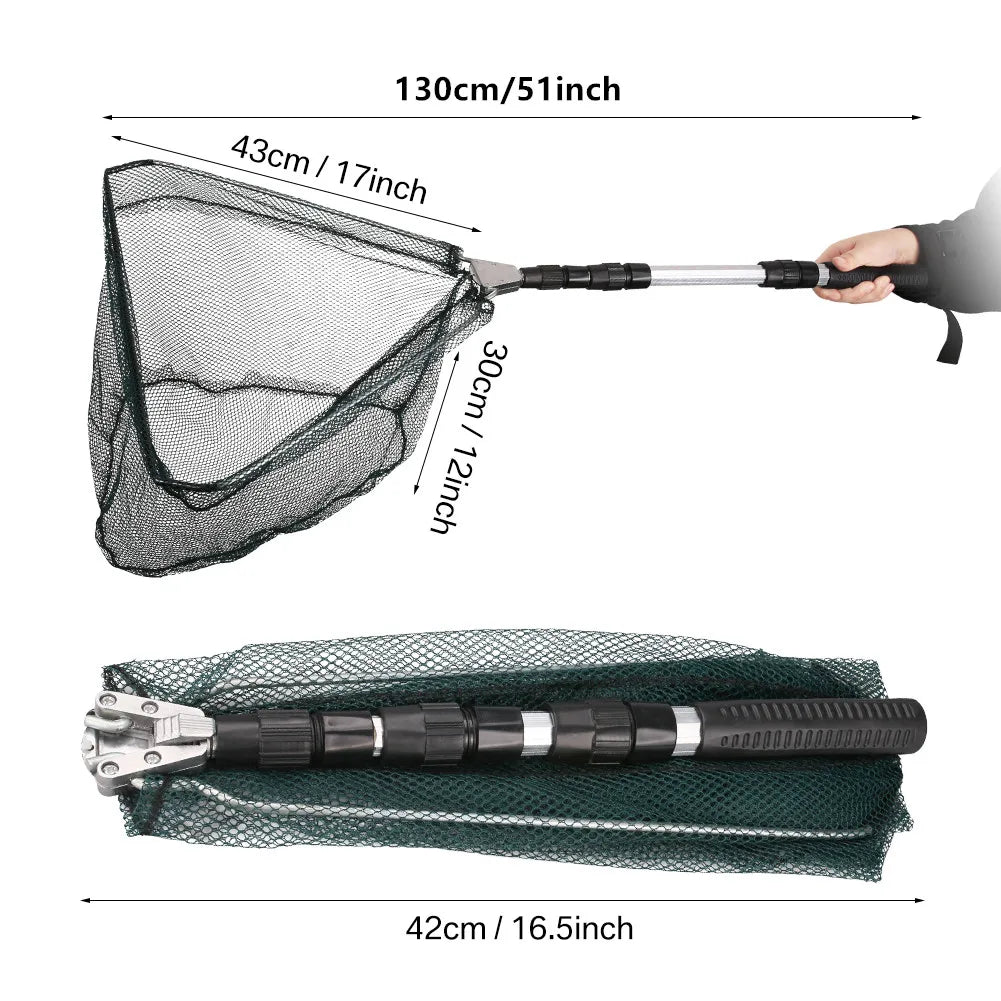 Telescopic Aluminum Fishing Landing Net