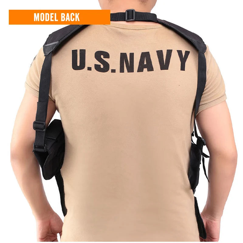 Universal Tactical Gun Holster Left Right Hand Pistol Double Holster Concealed Carry Shoulder Holster for Glock17/19/22/23