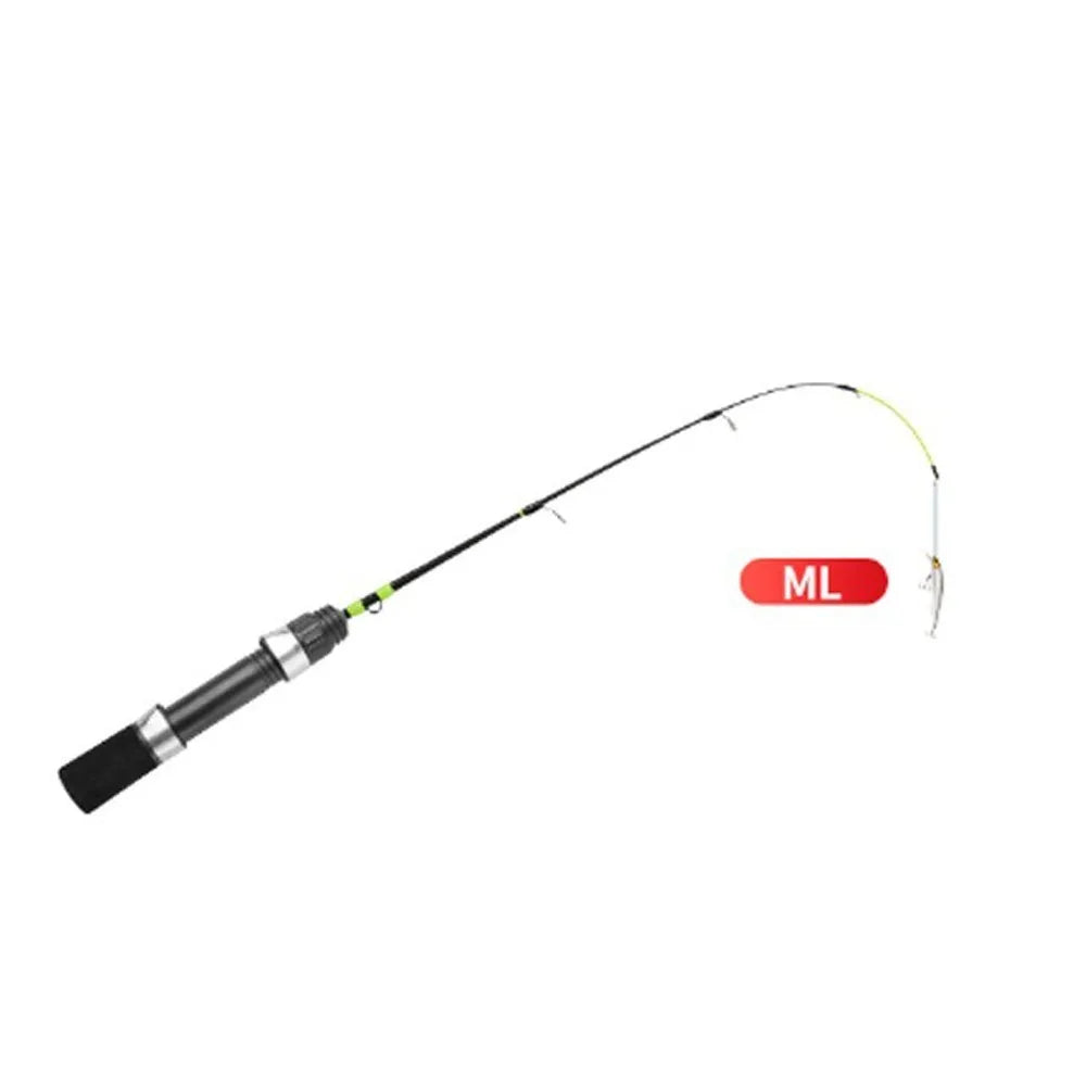 2-Section Winter Ice Fishing Rod – 52cm Ultralight Spinning Rod