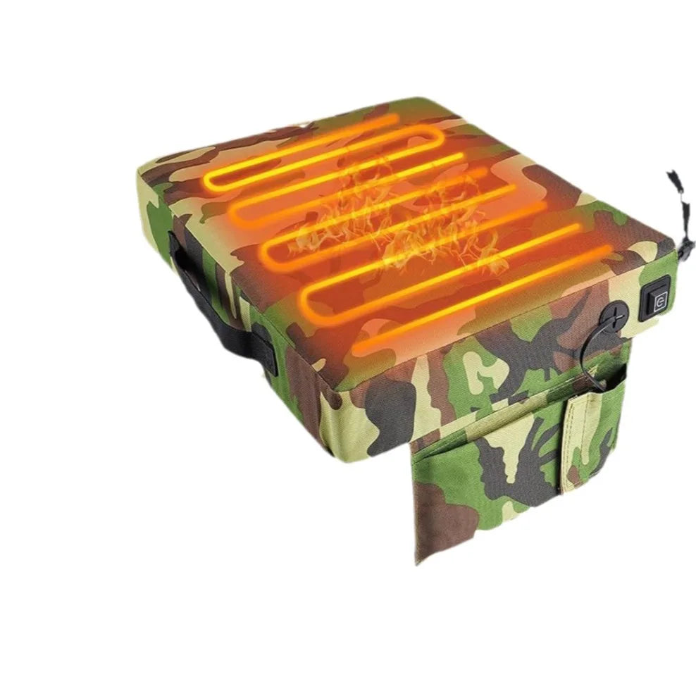 Camouflage Heated Seat Cushion – Outdoor Winter Comfort