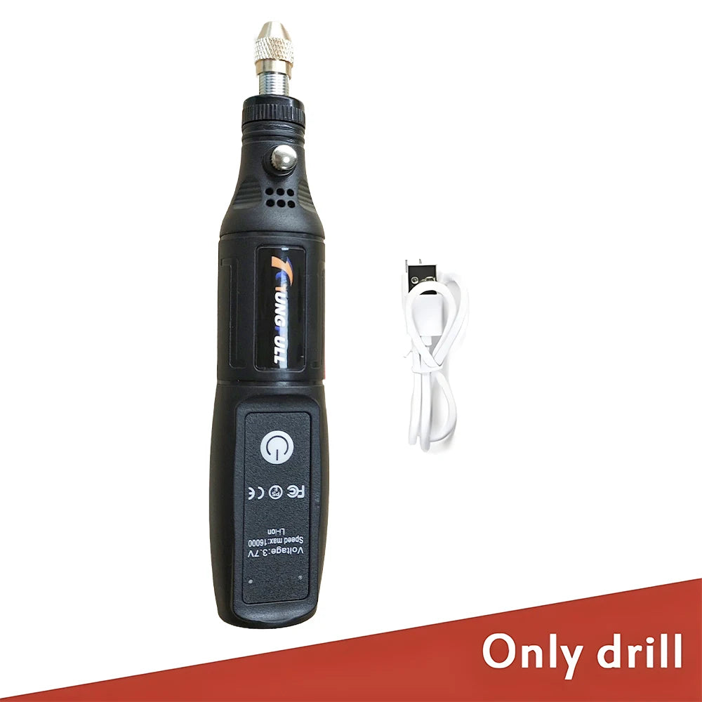 Mini Electric Drill – USB Wireless Handheld Rotary Tool