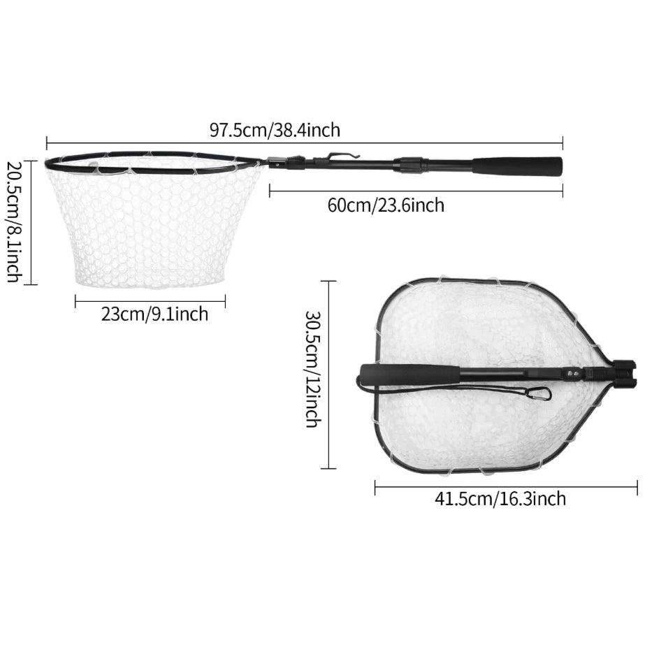 Telescopic Aluminum Fishing Landing Net