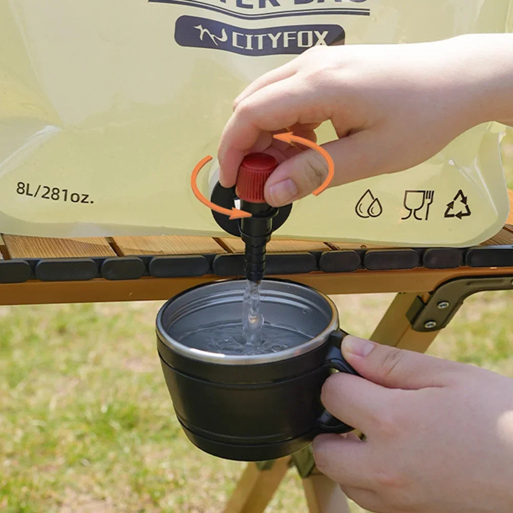 8L Foldable Water Storage Bag – Portable & Food Grade