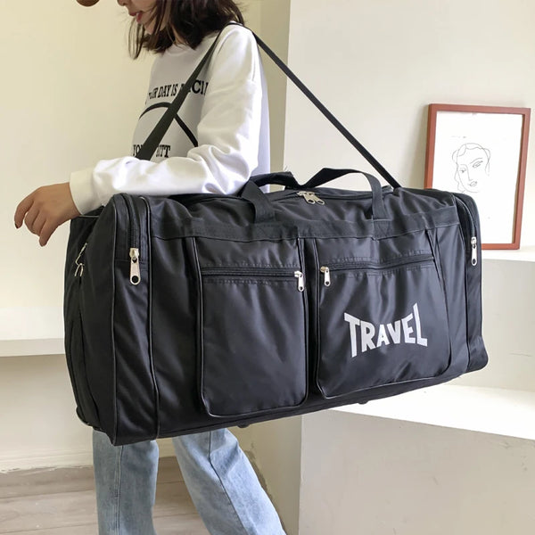 Foldable Large-Capacity Travel Duffel Bag
