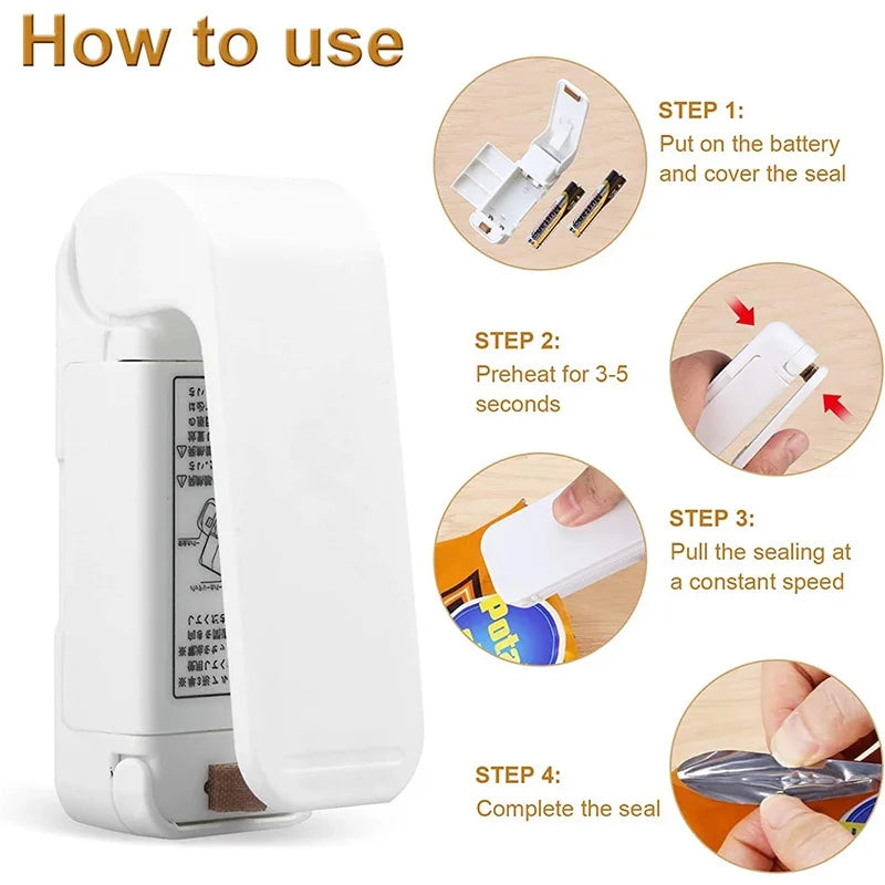 Mini Portable Bag Heat Sealer