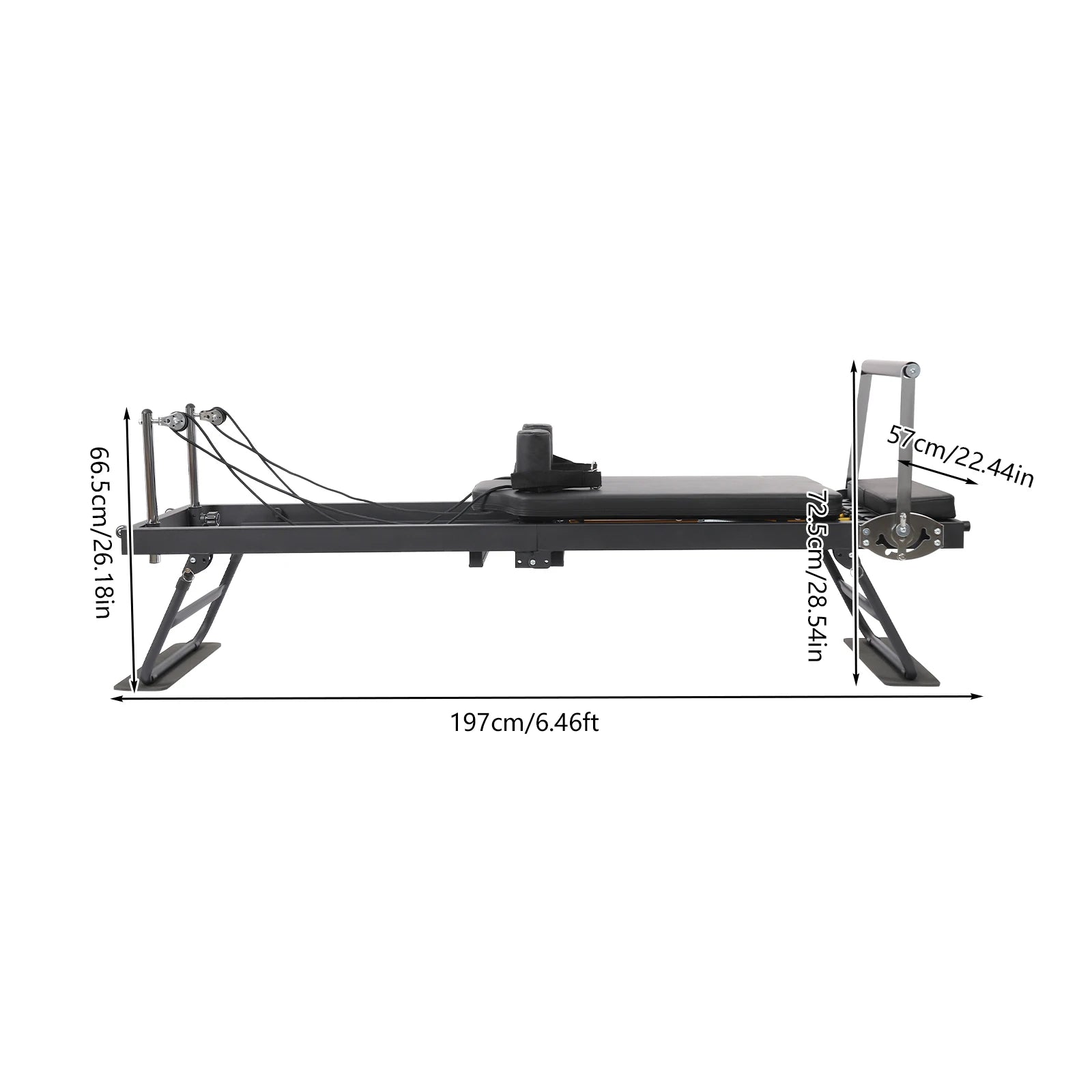 Foldable Steel Pilates Reformer
