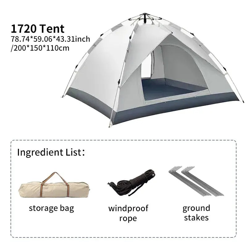 Outdoor Automatic Folding Camping Tent