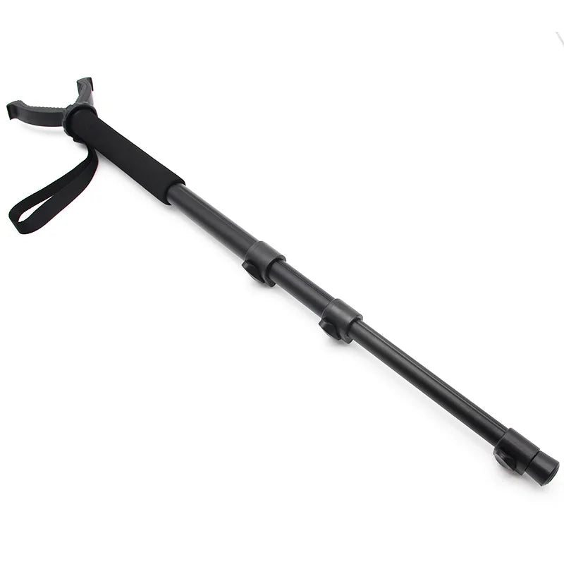 Aluminum Alloy Adjustable Height Monopod – Portable Outdoor Stand with Anti-Lost Wristband