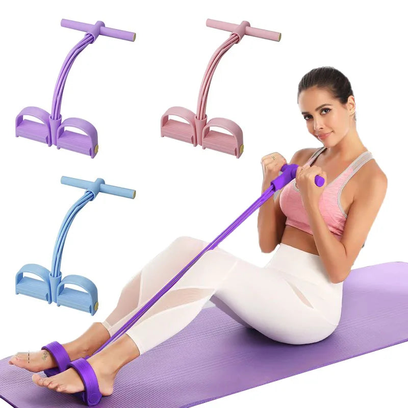 6-Tube Resistance Fitness Bands