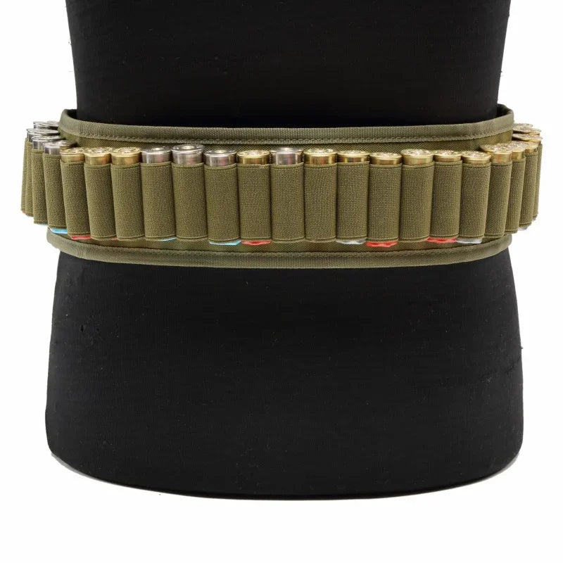 30-Round 12GA Shell Holder Belt – Ammo Bandolier Waist Carrier
