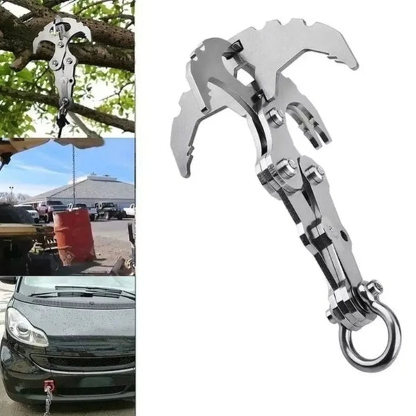 Folding Stainless Steel Grappling Hook Climbing Claw EDC Survival Tool