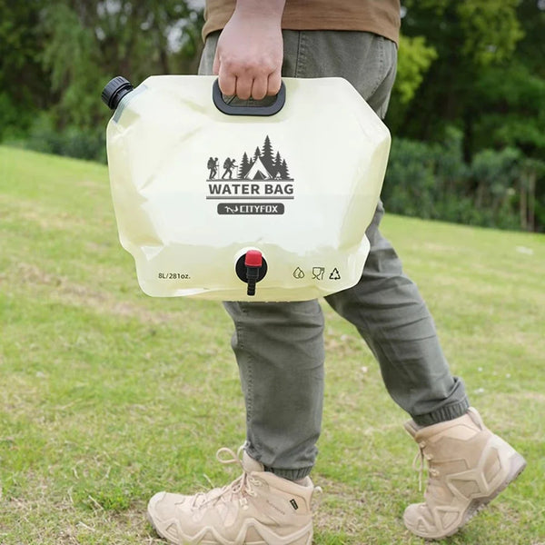 8L Foldable Water Storage Bag – Portable & Food Grade
