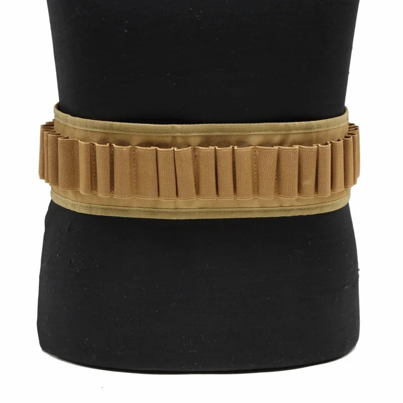 30-Round 12GA Shell Holder Belt – Ammo Bandolier Waist Carrier