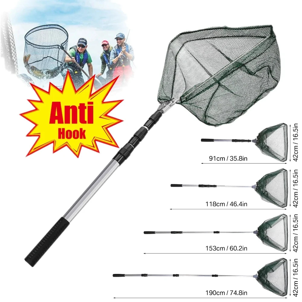 Telescopic Aluminum Fishing Landing Net
