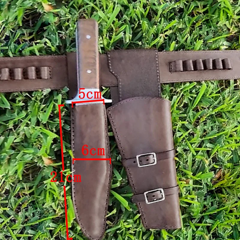 Western Cowboy Holster Belt Set – Arthur-Style Costume Accessory