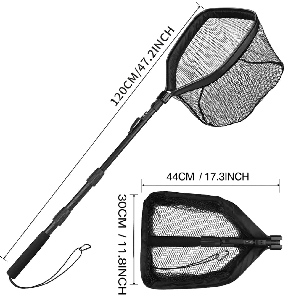 Telescopic Aluminum Fishing Landing Net