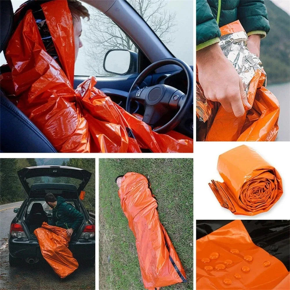 Emergency Mylar Sleeping Bag & Blanket