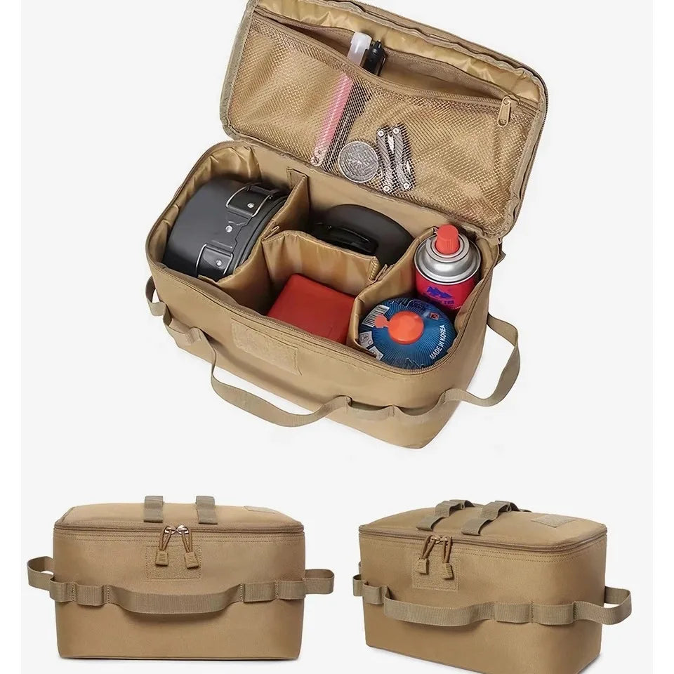 Outdoor Camping Gas Tank & Tool Storage Bag – Large Capacity