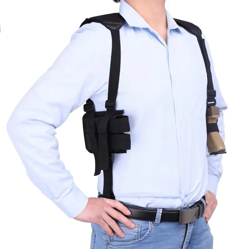 Universal Tactical Gun Holster Left Right Hand Pistol Double Holster Concealed Carry Shoulder Holster for Glock17/19/22/23