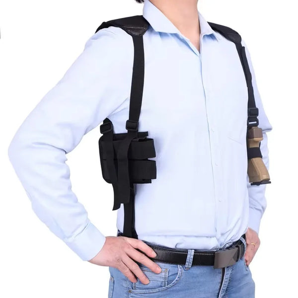 Universal Tactical Gun Holster Left Right Hand Pistol Double Holster Concealed Carry Shoulder Holster for Glock17/19/22/23