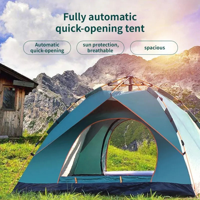 Outdoor Automatic Folding Camping Tent
