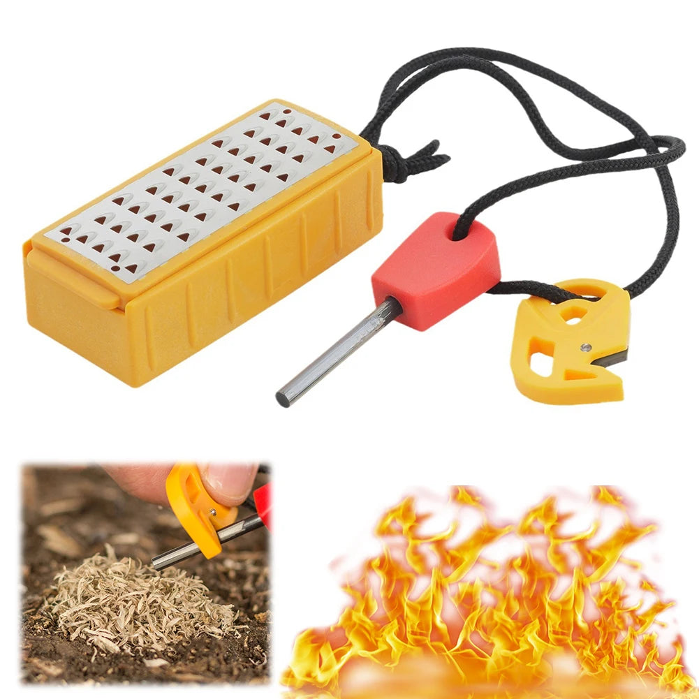 Tinder Maker with Fire Starter – Stainless Steel Survival Tool