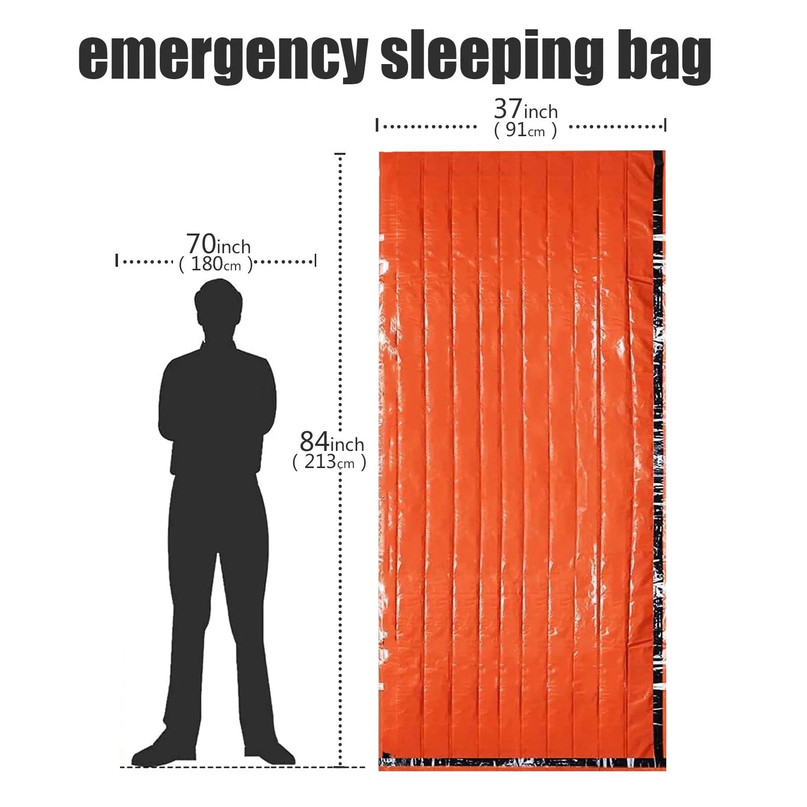 Emergency Mylar Sleeping Bag & Blanket