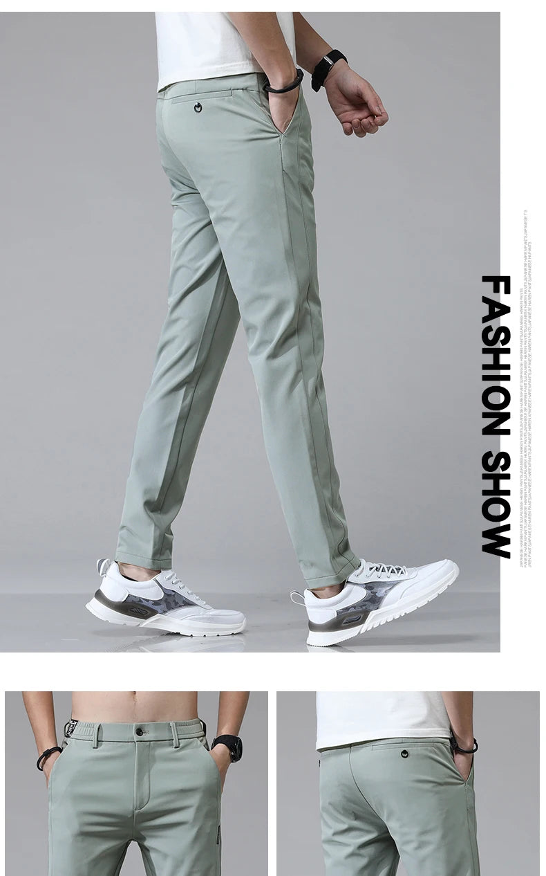 Men’s Ultra-Thin Stretch Casual Pants