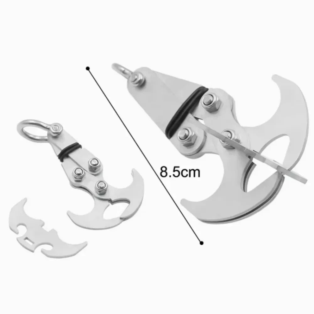 Folding Stainless Steel Grappling Hook Climbing Claw EDC Survival Tool