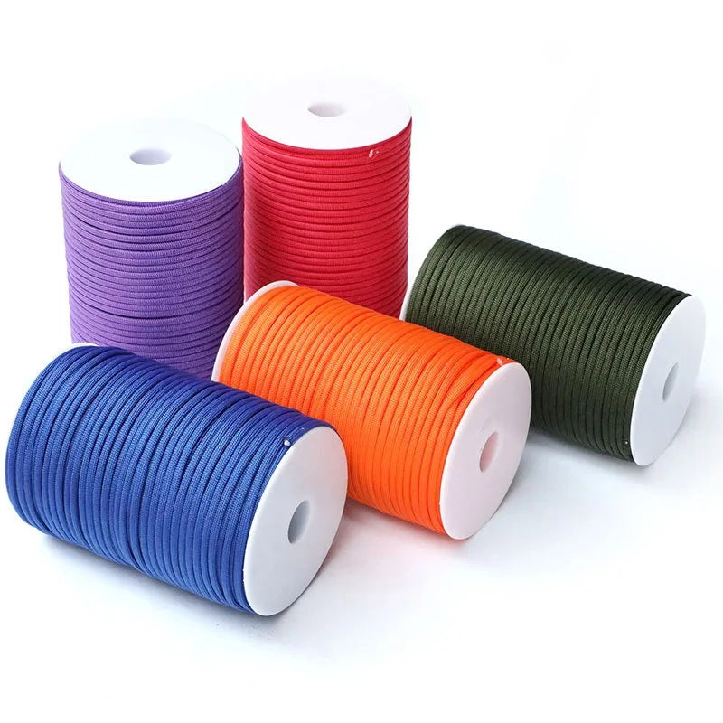 100m 550 Military Paracord Rope – 9-Core, 4mm Outdoor Survival Cord