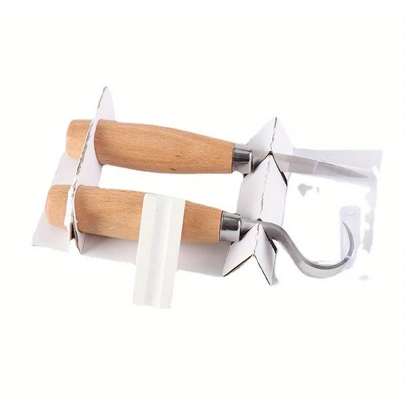 Wood Carving Knife & Chisel – Hook Knife for Spoon, Bowl, and Sculptural Woodworking